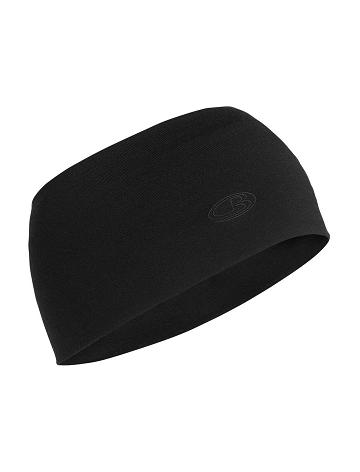 Dámské Čelenky Icebreaker Unisex Merino Chase Černé | CZ 1483GSOL